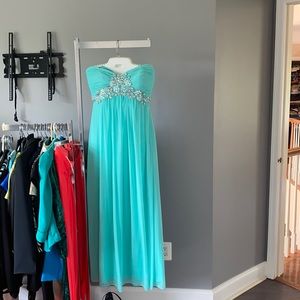 Teal dress